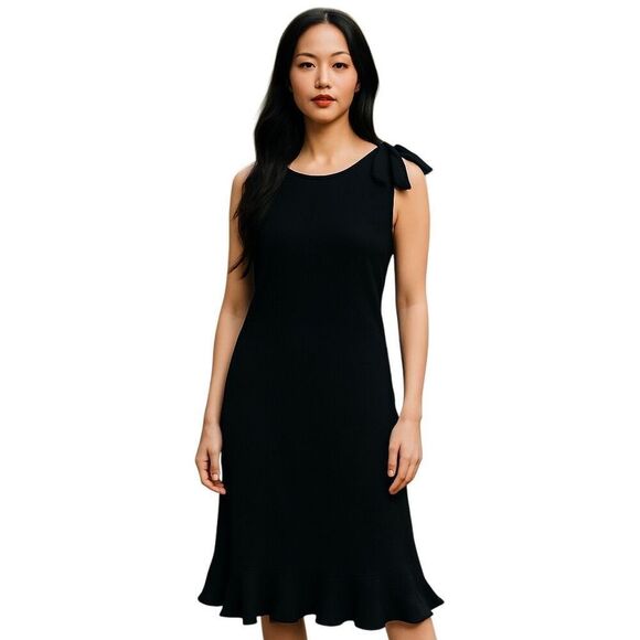 Plaza South Black Sleeveless Dress - Picture 1 of 10